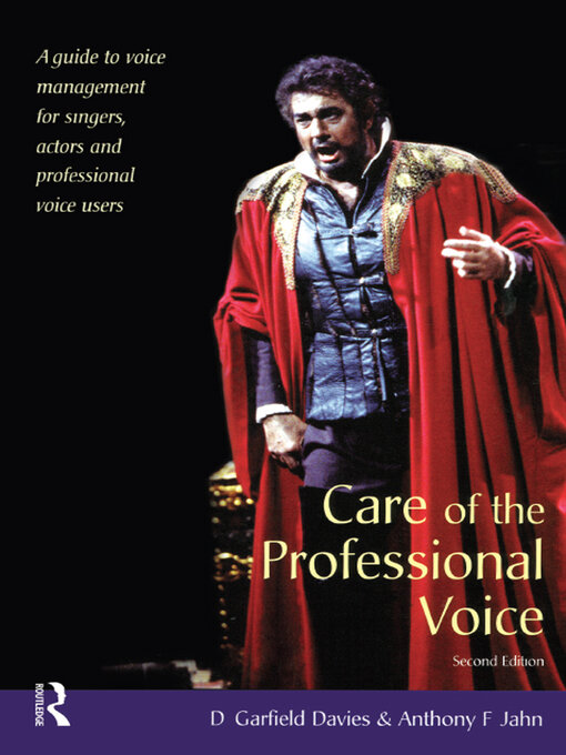 Title details for Care of the Professional Voice by D. Garfield Davies - Available